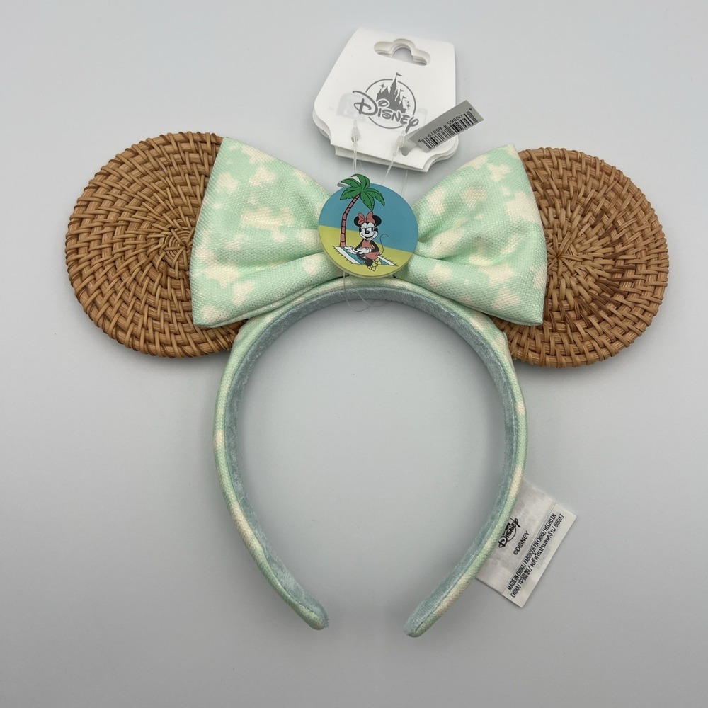 Disney Parks Minnie Mouse Ears Summer Palm‎ Rattan